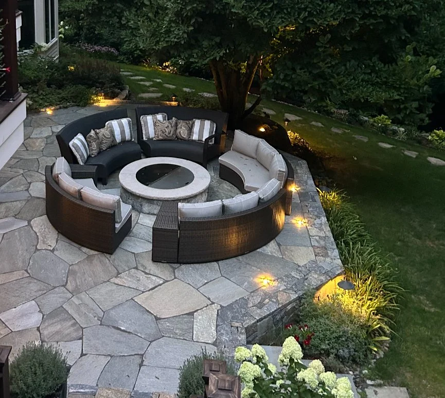 • Drainage Solutions • Patio Pavers Fire Pit Design Tips & Trends by Bellantoni Landscape